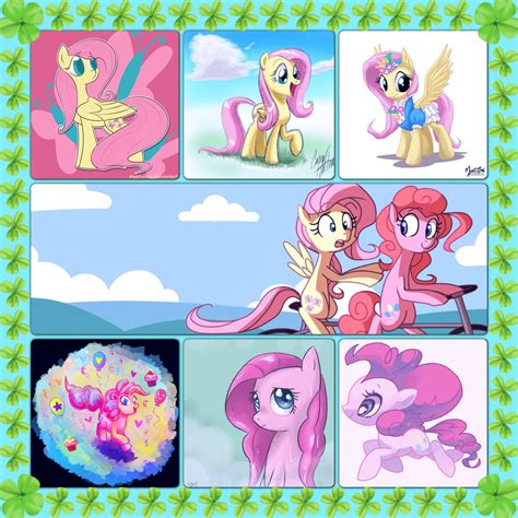 Fluttershy and pinkie pie by Mitchelryan135 on DeviantArt