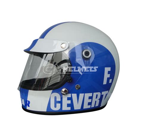 FRANCOIS CEVERT 1973 VINTAGE RETRO F1 REPLICA HELMET FULL SIZE - CM Helmets