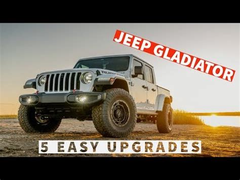 Jeep Gladiator Mods: Five Easy Upgrades - YouTube