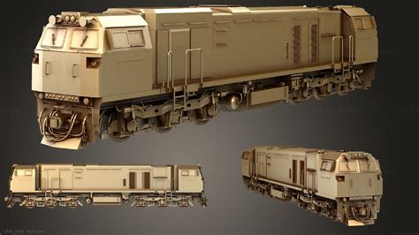 Vehicles - CC206 TRAIN, CARS_0982. 3D stl model for CNC