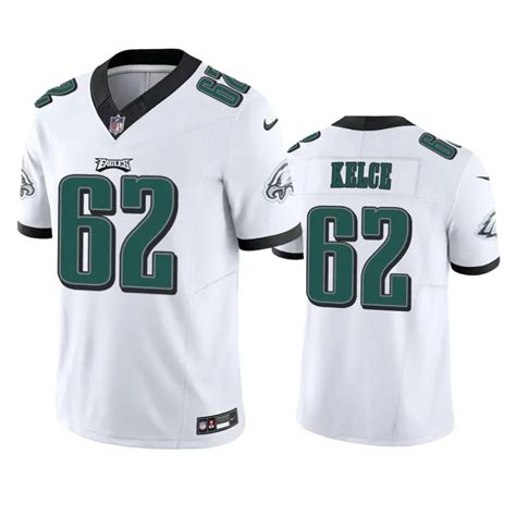 Philadelphia Eagles Jason Kelce White Vapor F.U.S.E. Limited Jersey ...