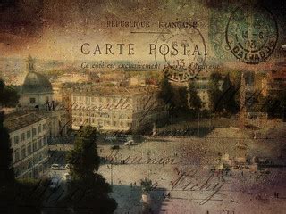postcard from Rome | texture by Joessistah and skeletalmess … | Flickr