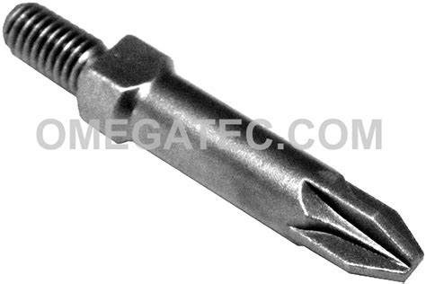 APEX 502-PZDX #2 Pozidriv Bits, 10-32 Screw Thread Drive