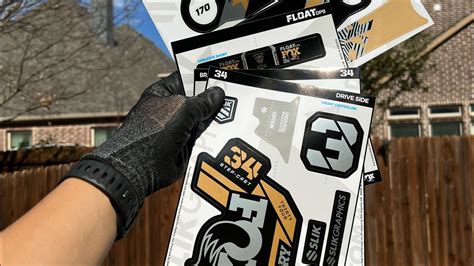 SLIK Decals aftermarket stickers for your mountain bike components - YouTube