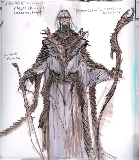 Dragon Priests | Elder Scrolls | Fandom | Skyrim concept art, Elder ...