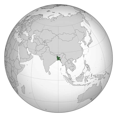 Large location map of Bangladesh | Bangladesh | Asia | Mapsland | Maps of the World