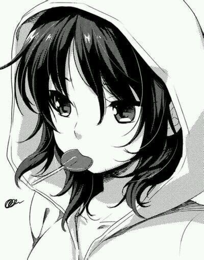 17 Best images about Anime Art B&W Girl on Pinterest | Manga pictures, Female characters and ...