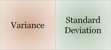 Difference Between Variance and Standard Deviation (with Comparison Chart) - Key Differences