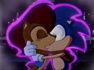 Sonic & Sally Kiss - Sonic+Sally=