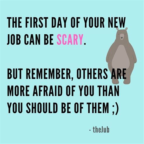 First Day Of Work Quotes