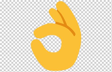 OK Emojipedia, Emoji, hand, orange, logo png | Klipartz