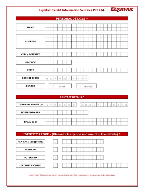 Credit report template equifax: Fill out & sign online | DocHub