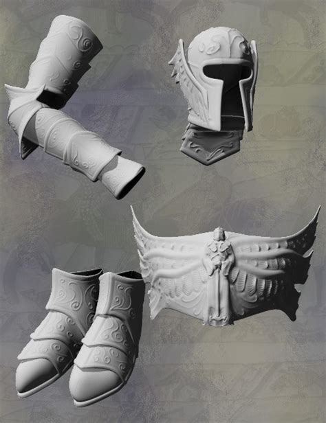 Celestial Armor | Uniforms Costumes for Daz Studio and Poser