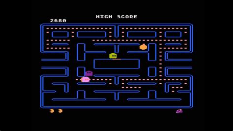 Pac-Man (Atari USA) for the Atari 8-bit family - YouTube