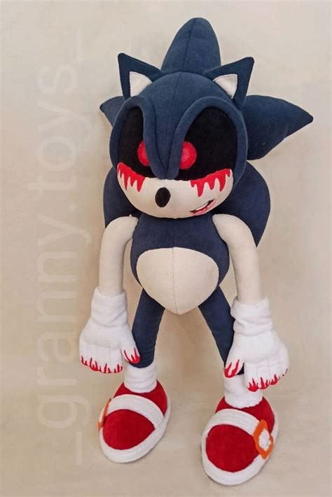 Sonic EXE 22 inch Sonic plush doll Plush stuffed doll Children | Etsy