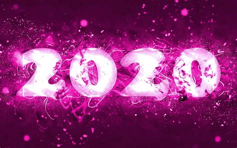 Happy New Year!, new year, white, pink, 2020, card, HD wallpaper | Peakpx