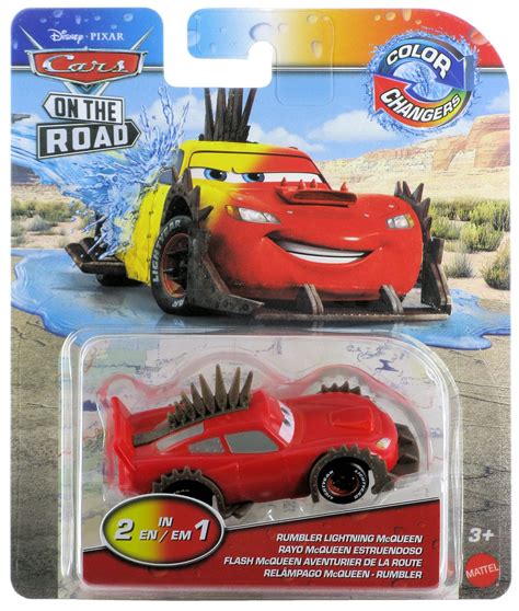 Buy Disney Cars Toys Disney Cars Color Changers 2022 On The Road Rumbler Lightning McQueen ...