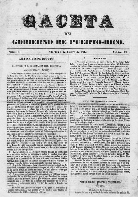 23 Puerto Rico Historical Newspapers ideas | historical newspaper ...