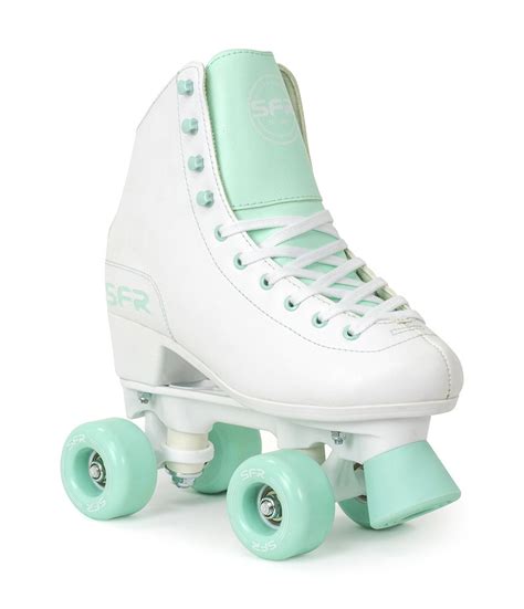 SFR Figure Quad Skates White/Mint | Sucker Punch Skate Shop - Sucker Punch Skate Shop