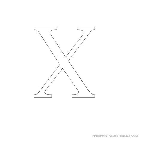 Printable Greek Alphabet Stencil X Sorority And Fraternity, Sorority ...