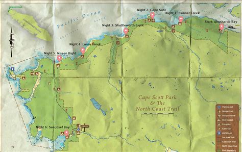 Vancouver Island Trail Map