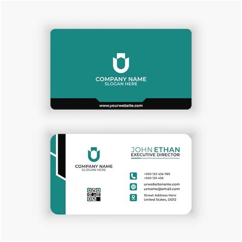 Premium Vector | Creative modern business card template