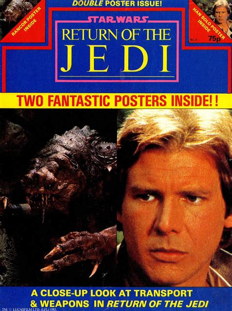 AEIOU...and Sometimes Why: Star Wars Wednesday - Return of the Jedi Poster Magazine #3