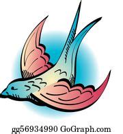 100 Tattoo Design Swallow Clip Art Clip Art | Royalty Free - GoGraph