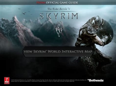 Official Skyrim Interactive Map