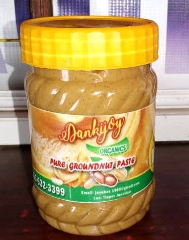 Dankijoy Organics: Groundnut Paste 600g – Ghana’s Foremost Online Grocery