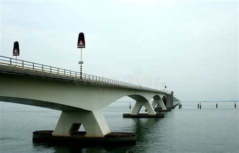 Zeeland bridge stock photo. Image of brug, dutch, water - 21516576