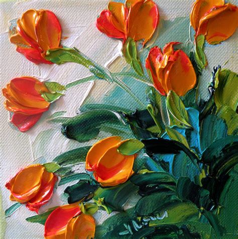 Artist Interview » | Flower painting, Acrylic flowers, Art painting