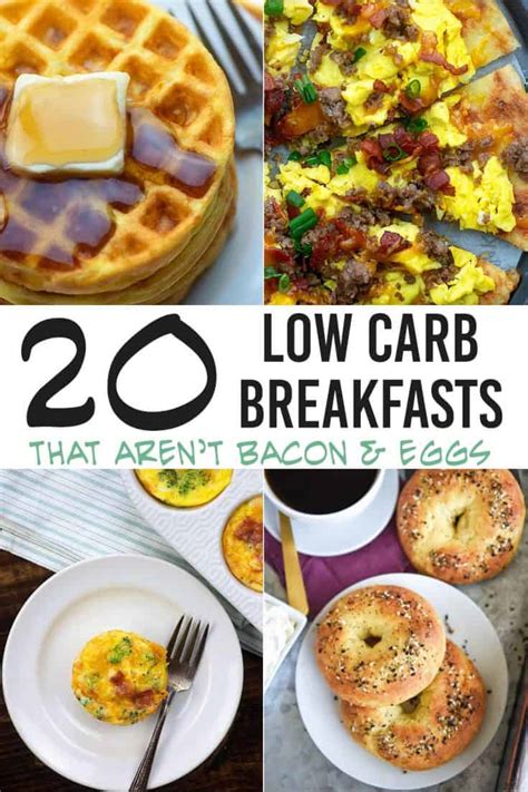 The BEST Low Carb Breakfast Ideas all in one spot!