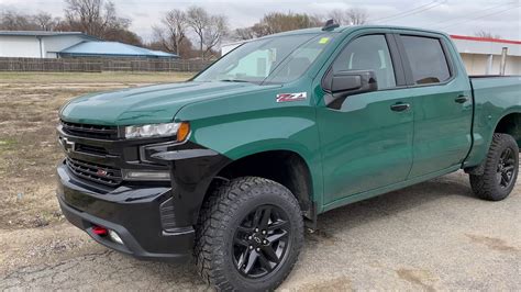 2020 Green Chevy Silverado LT Trail Boss Z71 - YouTube