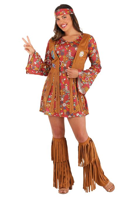 Women's Peace & Love Hippie Costume | Hippie Costumes