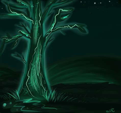 Glowing Tree by Sane-Samael on DeviantArt