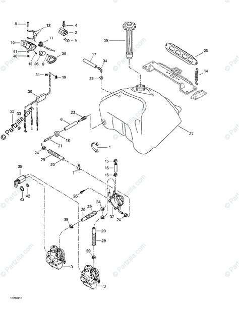 Ski-Doo 1999 TOURING LE OEM Parts Diagram for Fuel System | Partzilla.com