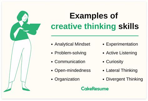 Creative Thinking Skills Examples