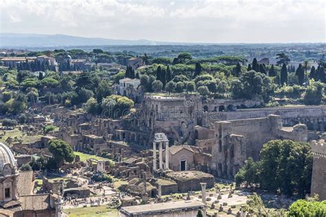 Palatine Hill Ruins stock photo. Image of palatino, blue - 45466044