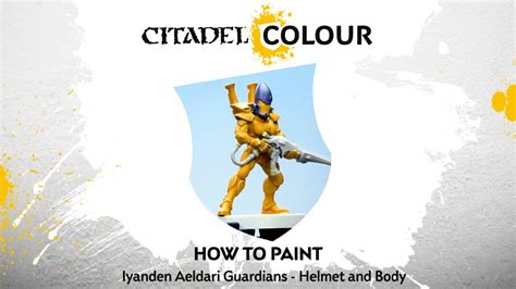 How to Paint: Iyanden Aeldari Guardians - YouTube