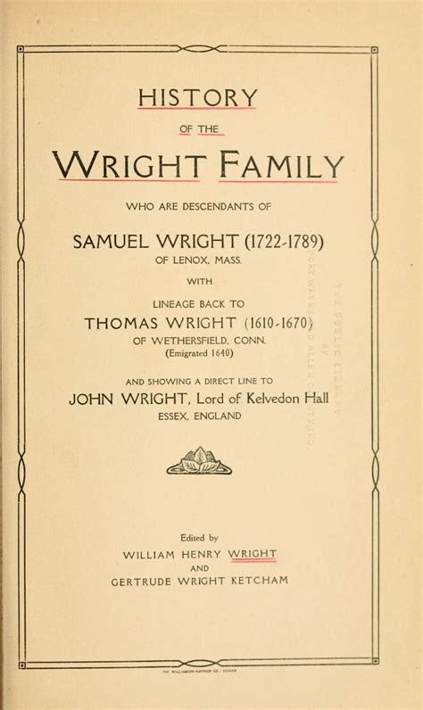 Wright Family Motto