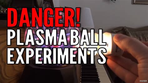 Plasma Ball Experiments with Bulbs and iPhone - YouTube