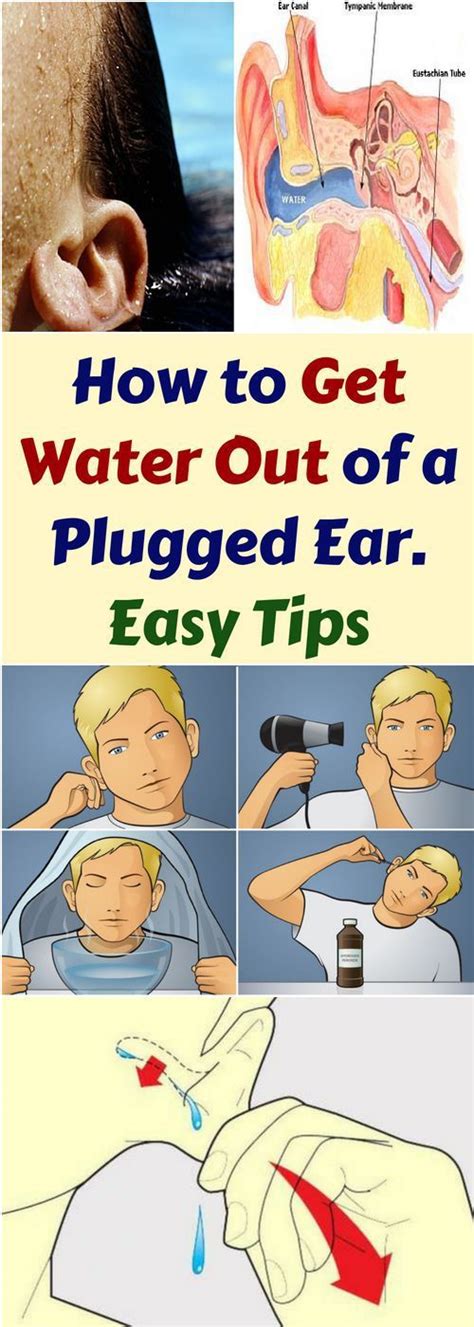 How To Get Water Out Of A Plugged Ear Here Easy Tips!!! - All What You ...