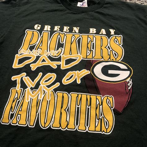 Vintage Green Bay Packers NFL Football “Dad” T... - Depop