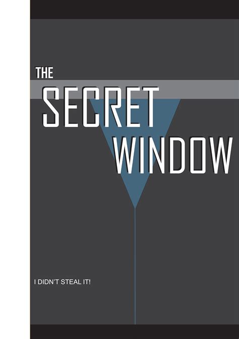 The Secret Window - Movie Poster on Behance