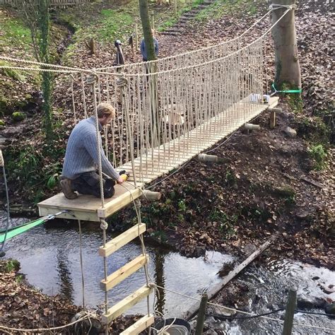 Rope Bridge Adventure Project - Hexham — Treehouses, Rope Bridges ...