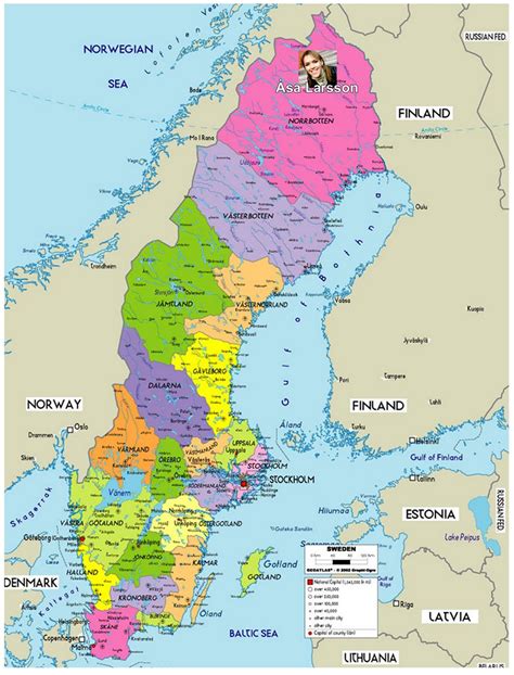 Sverige Karta Map Sverige Karta - Gambaran