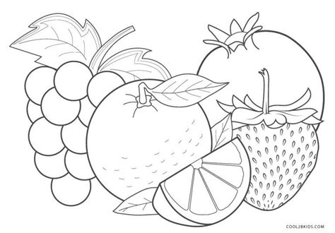 Free Printable Fruit Coloring Pages for Kids | Cool2bKids | Coloring pages, Fruit coloring pages ...