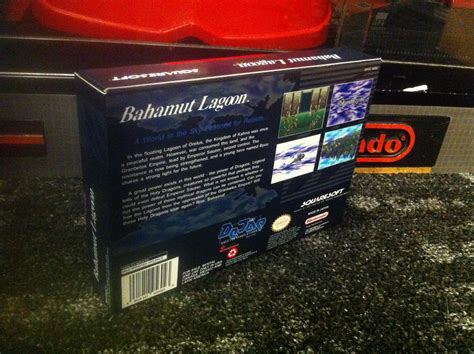 SNES Bahamut Lagoon boxBox My Games! Reproduction game boxes