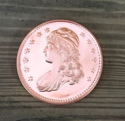 Liberty Lady 1 oz .999 Pure Copper Coin | Etsy